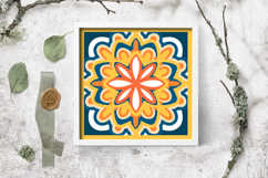 Mandala paper cutting / Mandala Papercut Shadowbox Template Product Image 3