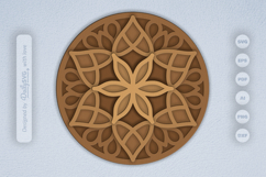 Mandala Layered Laser Cut SVG Product Image 1