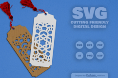 Mandala Bookmark Papercut SVG Product Image 2