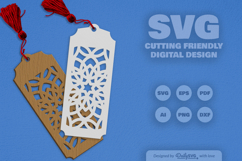 Mandala Bookmark Papercut SVG Product Image 2