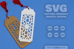 Mandala Bookmark Papercut SVG Product Image 2
