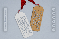 Mandala Bookmark Papercut SVG Product Image 2