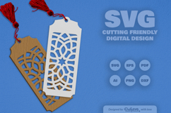 Mandala Bookmark Papercut SVG Product Image 2