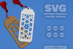 Mandala Bookmark Papercut SVG Product Image 2