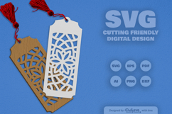 Mandala Bookmark Papercut SVG Product Image 2