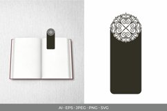 Bookmark Mandala Cut File SVG Product Image 1