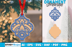 Mandala Christmas Ornaments Arabesque lasercut Product Image 1