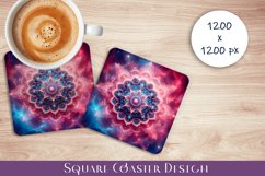 3D mandala Coaster Design, 3D mandala Coaster Product Image 1