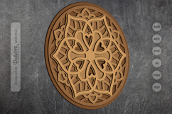 Mandala Layered Laser Cut SVG Product Image 3