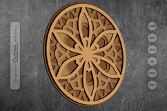 Mandala Layered Laser Cut SVG Product Image 2