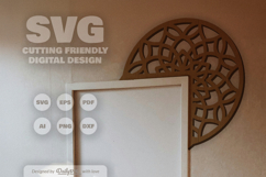 Mandala Door Corner Laser Cut SVG Product Image 3