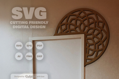 Mandala Door Corner Laser Cut SVG Product Image 3