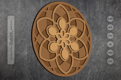 Mandala Layered Laser Cut SVG Product Image 3