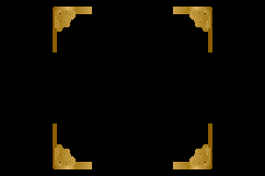 Mandala floral frame and border gold ornament concept Product Image 2