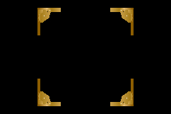 Mandala floral frame and border gold ornament design Product Image 2