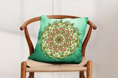 Mandala Floral Sublimation Design Pillow