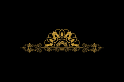 Mandala florid luxury golden vintage element decorative Product Image 1