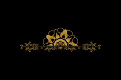 Mandala florid luxury golden vintage element decorative Product Image 2