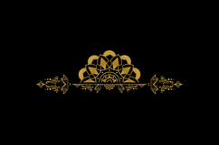 Mandala florid luxury golden vintage element decorative Product Image 1