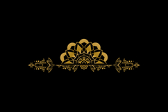 Mandala florid luxury golden vintage element decorative Product Image 2