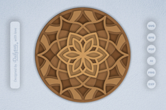 Mandala Layered Laser Cut SVG Product Image 3