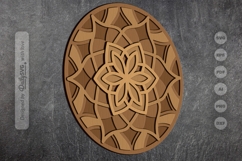 Mandala Layered Laser Cut SVG Product Image 2