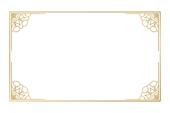 Mandala gold frame floral border ornament element background Product Image 1
