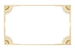 Mandala gold frame floral border ornament element design Product Image 2