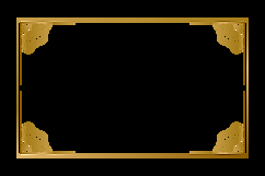 Mandala gold frame floral border ornament element graphic Product Image 2