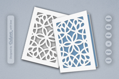 Mandala Greeting Card Papercut SVG Product Image 2
