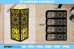 Mandala Dream Catcher Lantern | Intricate Paper Cut Design Product Image 1