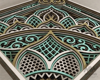 Vector mandala design with ornate petal layers in a cut-ready SVG format