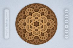 Mandala Layered Laser Cut SVG Product Image 3