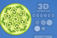 Mandala Layered Laser Cut SVG Product Image 2