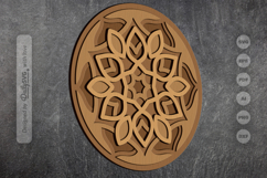 Mandala Layered Laser Cut SVG Product Image 3