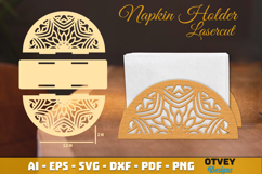 Mandala Napkin Holder Lasercut BUNDLES Product Image 8