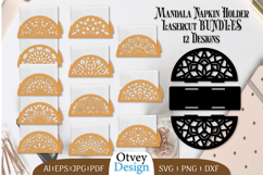 Mandala Napkin Holder Lasercut BUNDLES Product Image 1