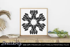 Floral Mandala SVG PNG EPS Flower Mandala for T-shirt Mug Product Image 2
