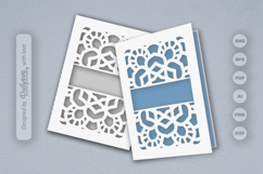 Mandala Greeting Card Papercut SVG Product Image 2