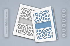 Mandala Greeting Card Papercut SVG Product Image 2