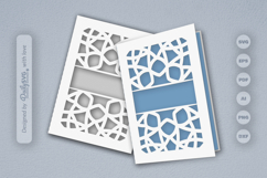 Mandala Greeting Card Papercut SVG Product Image 2