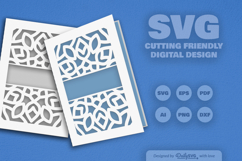 Mandala Greeting Card Papercut SVG Product Image 2