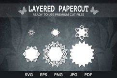 Mandala 3d layered design I Mandala for laser cut Product Image 2