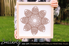 Mandala SVG Cut File Floral Mandalas Illustration Flower SVG Product Image 3