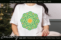 Floral Mandala SVG Cut Files Flower Mandala Illustration Product Image 3