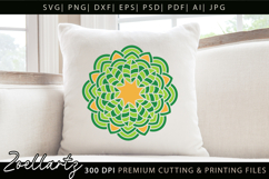 Floral Mandala SVG Cut Files Flower Mandala Illustration Product Image 1