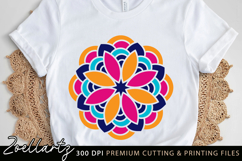 Mandala SVG Cut File Floral Mandalas Illustration Flower SVG Product Image 3