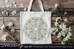 Mandala SVG Cut File Flower Mandala for T-shirt Mug Pillows Product Image 3