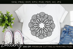 Floral Mandala SVG Cut Files Flower Mandala Illustration Product Image 5