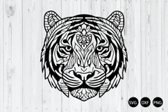 Mandala Tiger Head SVG, Tiger Face SVG, Tiger SVG Product Image 1